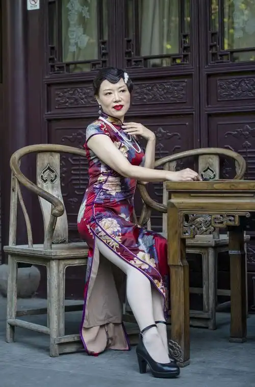 桂林公园旗袍秀 - 美篇