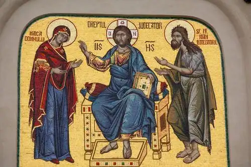 西方人,无人,三个人,站,坐,横图,室外,白天,正面,绘画,油画,欧洲