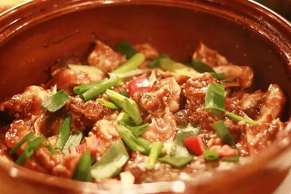 沙姜嗜焗鲩鱼,很好吃.