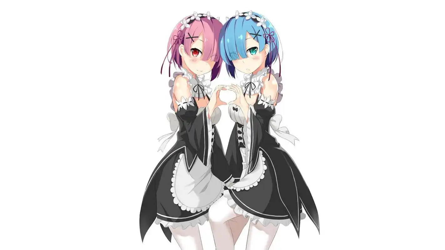 《从零开始的异世界生活》拉姆蕾姆高清图片桌面壁纸-卡通动漫-手机壁