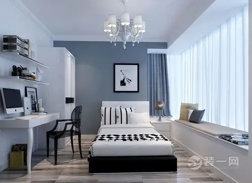 质感简约两居 湖州装修网120平现代风格案例设计说明