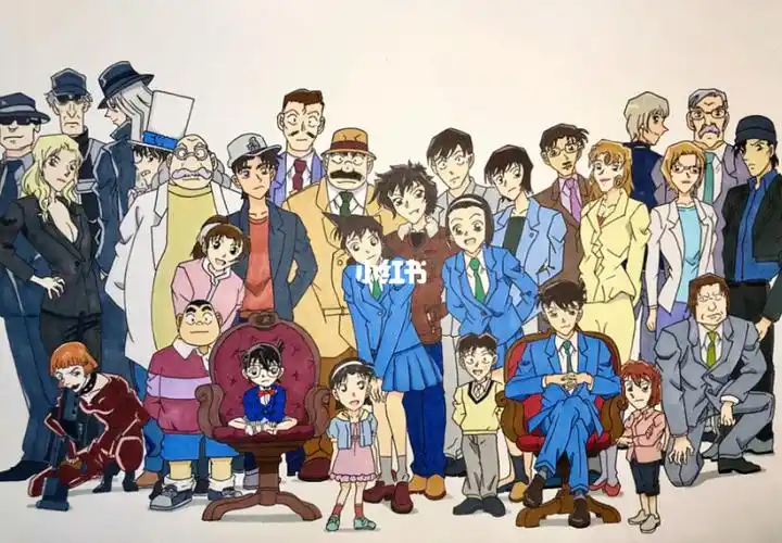 名侦探柯南合集全家福手绘