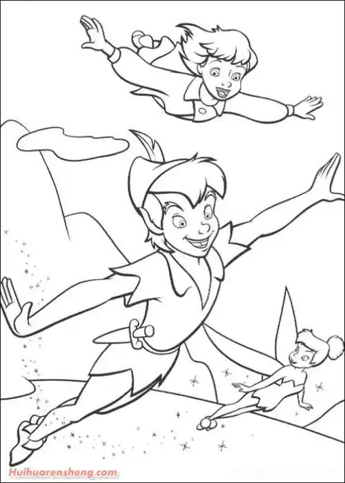 小飞侠彼得潘简笔画图片精选