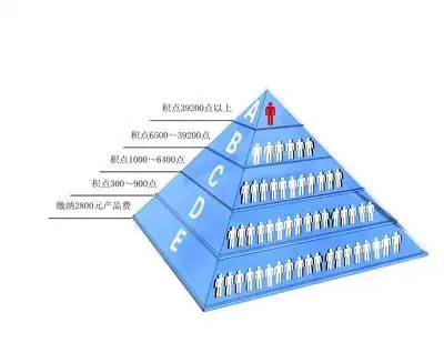 传销组织"金字塔"结构图.戴莹芳制图