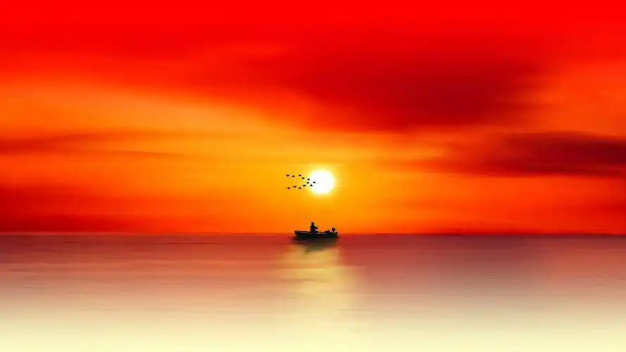 唯美意境插画高清桌面壁纸