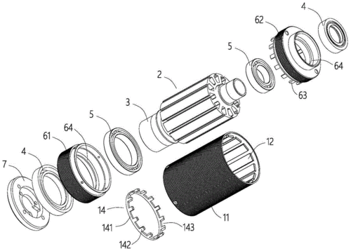 一种外转子永磁直流无刷电机_cn201920306232.8_知雀网