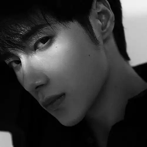 简单耐看的黑白稳重西装男生头像