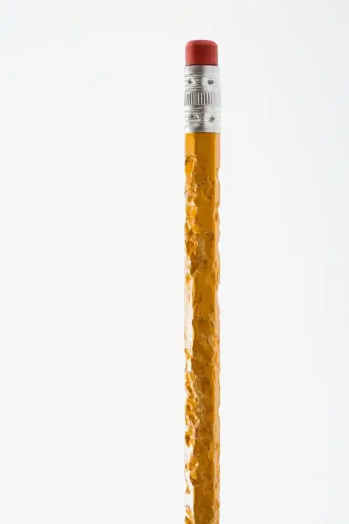 皱纹裂痕铅笔物品高清图片