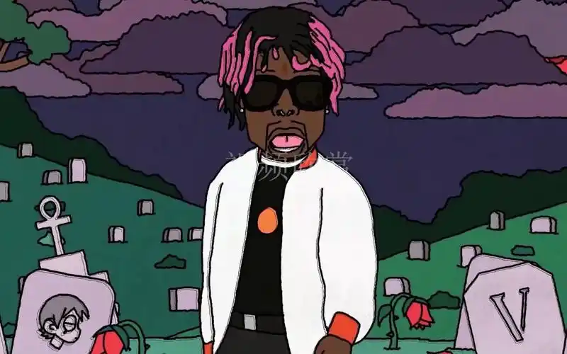 嘻哈说唱卡通人物hiphoptarp潮流ktv酒吧led视频背景vj素材欣赏