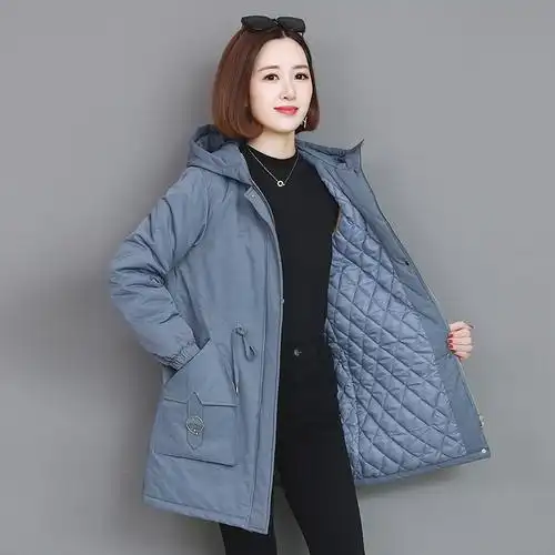 加厚棉衣女秋冬装2020年新款女士棉衣韩版宽松棉服大码夹棉外套保暖
