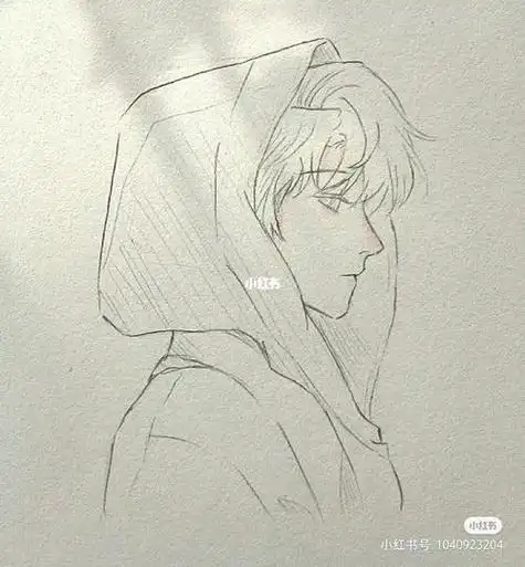 漫画男主帅哥简笔画