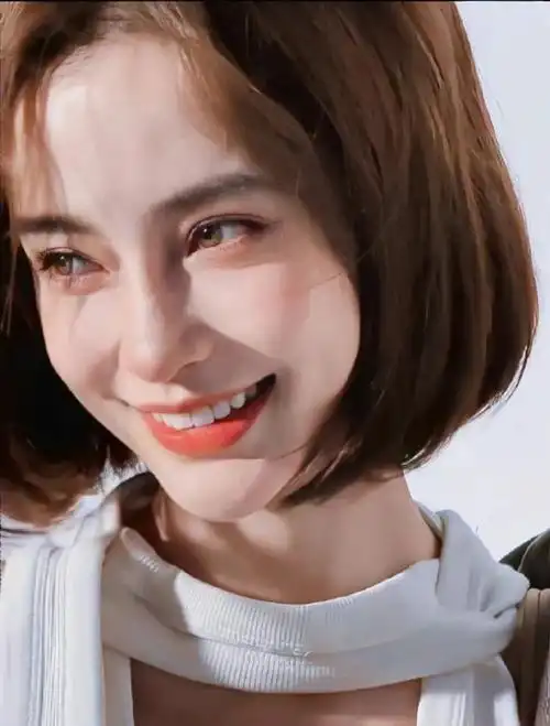 angelababy说在奔跑吧等你#仙女本仙er好蛮,笑起来好甜啊笑起来眼睛