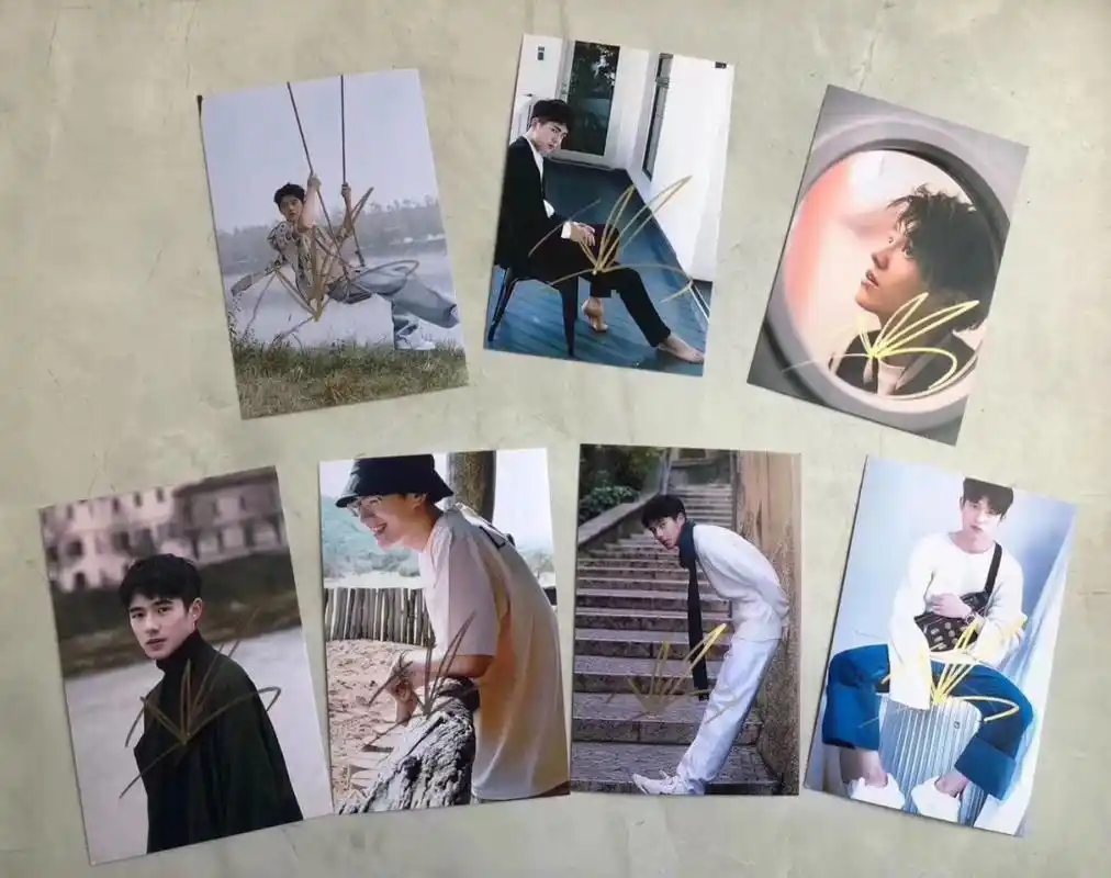 刘昊然亲笔签名