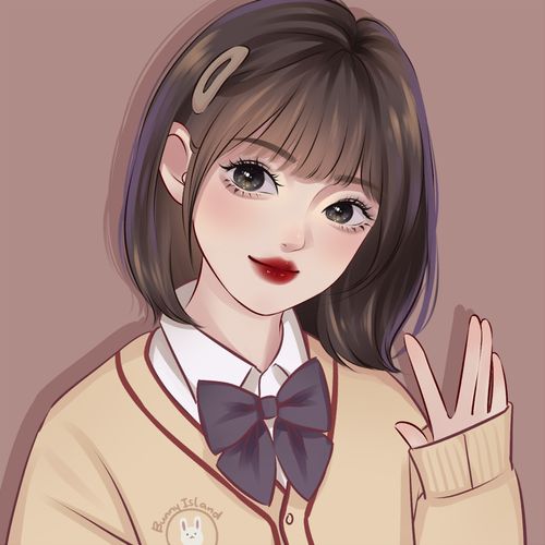 水彩q版手绘头像设计卡通漫画形象约稿定制作真人照片转动漫情侣