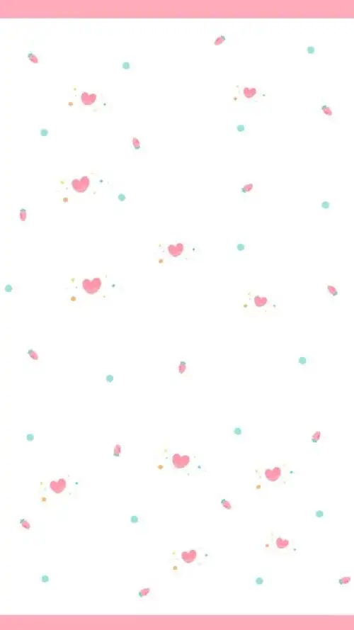 简约 可爱 清新 软萌 背景图片 平铺 素材 锁屏 壁纸(●ω