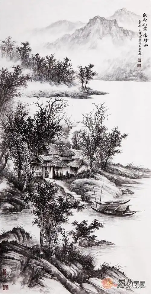 历史上最出名的水墨山水画是什么