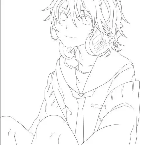 【精选】二次元动漫线稿古风线稿可涂色可临摹黑白单面a4a3店长推荐