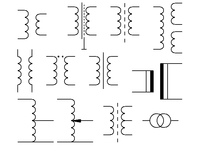 变压器在电路图中的符号