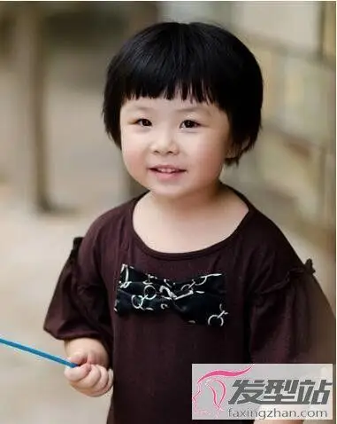 几十款小女孩发型短发非常可爱的女童短发图片