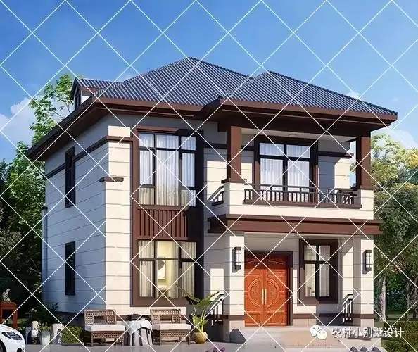 15款90平米的小户型二层别墅建造图纸大全_阳台_枫桥号