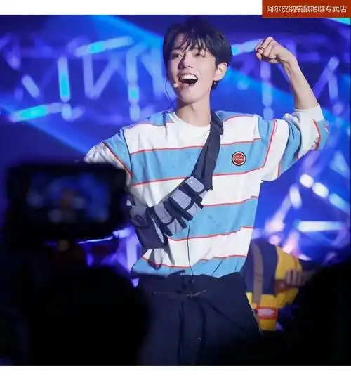 佧森滋肖战同款衣服男女宽松棉情侣长袖春秋薄款ins蓝白条纹卫衣明星