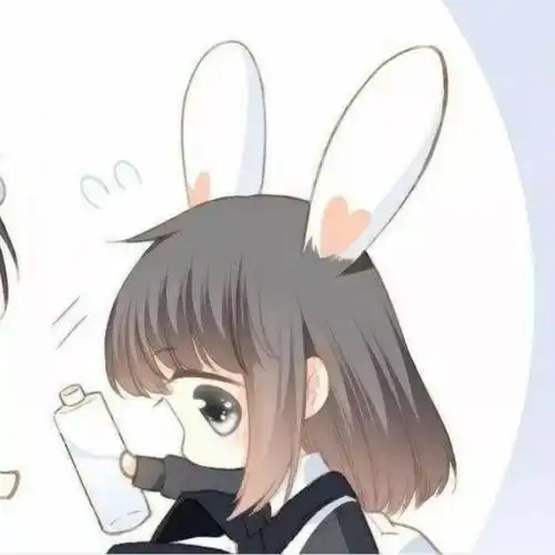 情侣头像一左一右萌系高清图片很受欢迎的萌系情头