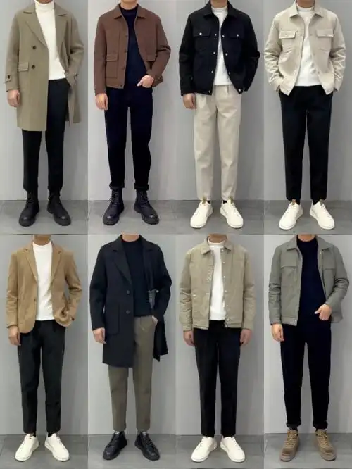 男生冬季穿搭8套成熟男士必备的穿搭指南