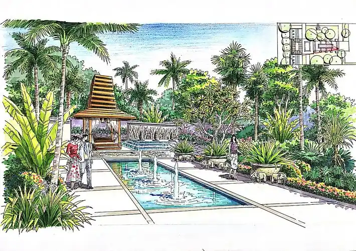 别墅庭院景观设计方案