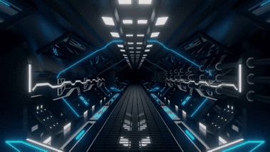 科幻隧道 动态壁纸