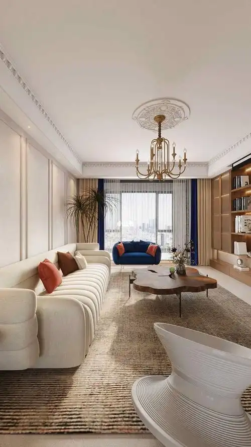 装修客厅满顶效果图片大全 客厅顶装修效果图片大全 现代 简约