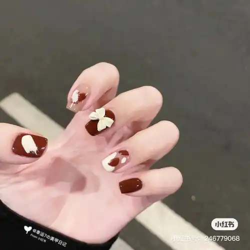 黄黑胖丑手美甲无滤镜