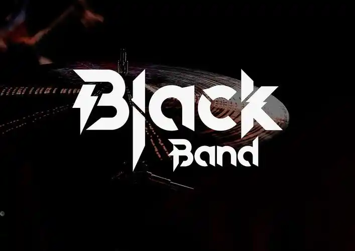 摇滚乐队logoblackband非凡音乐