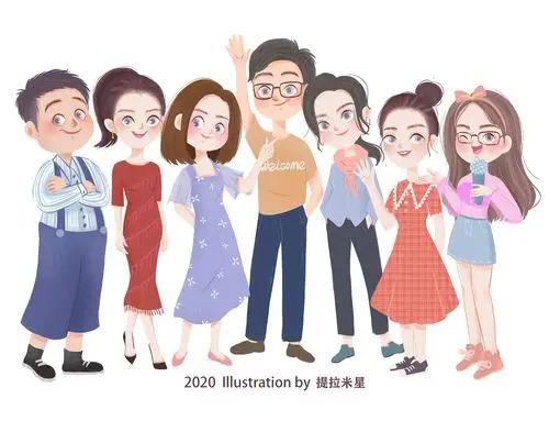 好朋友系列|插画|创作习作|提拉米星 - 原创作品 - 站酷 (zcool)