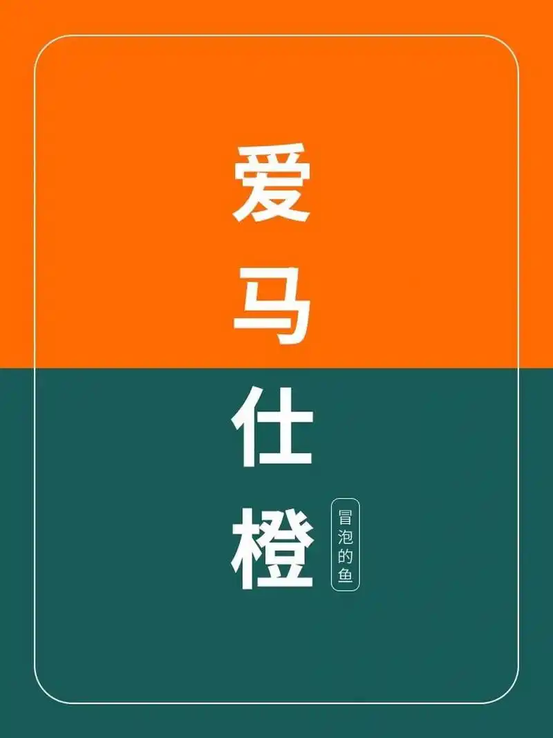 爱马仕橙的高级配色合集来啦! 橙色配的好,亮眼又高级