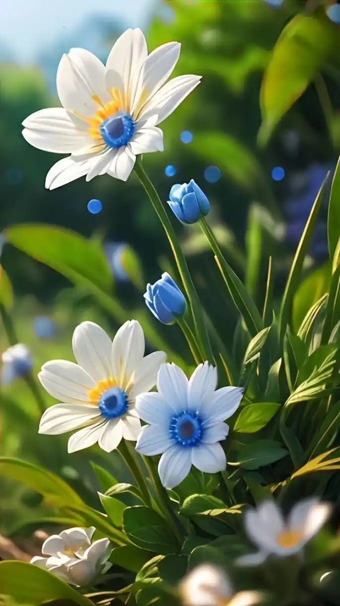 淡雅的花朵壁纸,让人心静如水