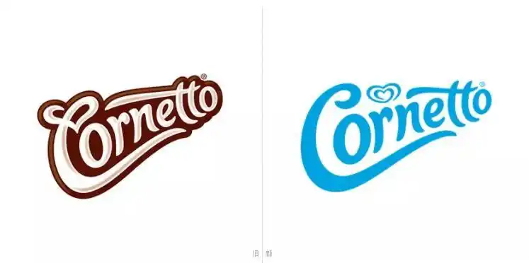 甜筒之王"可爱多cornetto"更换新logo并推出新包装