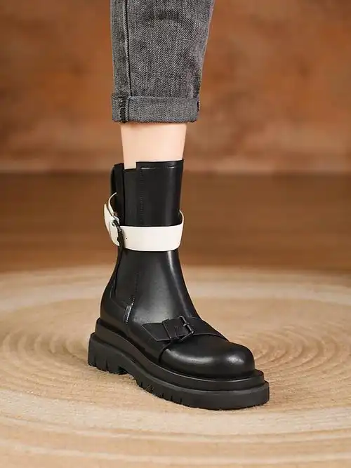 中筒靴yyds60无敌好看的切尔西靴太上头了