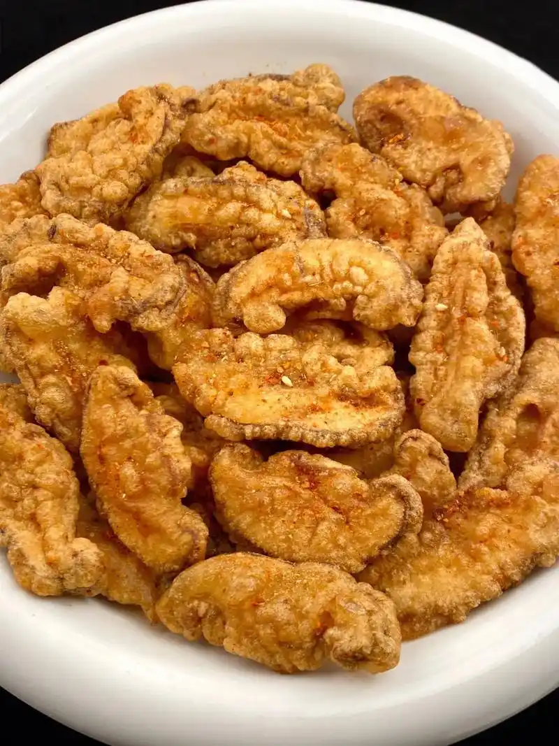 酥脆的炸香菇这样做泰香啦 外酥里嫩,酥脆可口,又香又脆,一口 - 抖音