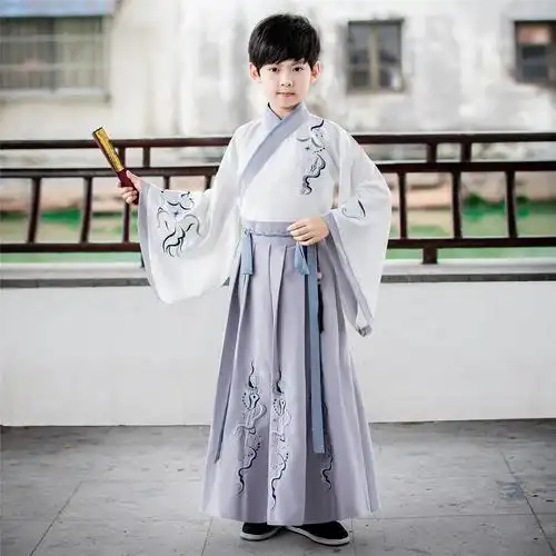汉服服男童装唐装男孩国学古装少爷男童国风唐装