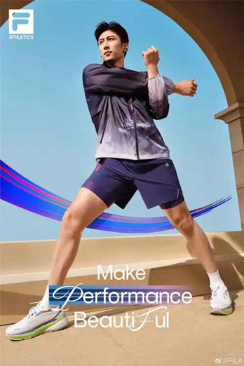 fila时尚运动代言人黄景瑜##fila健康男士