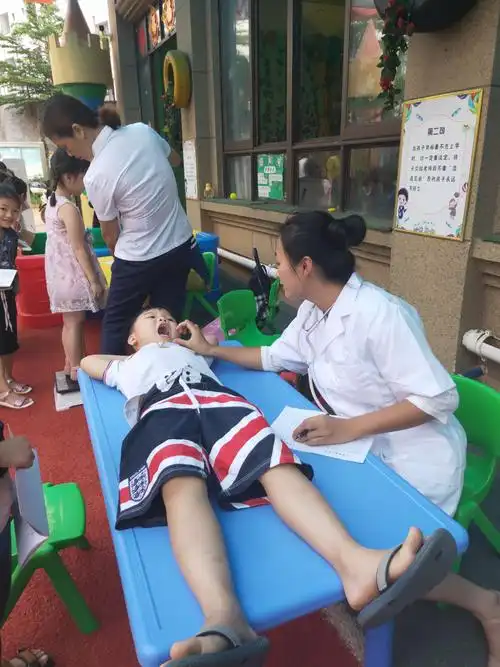 健康体检,快乐成长 ――梦翔幼儿园健康体检活动