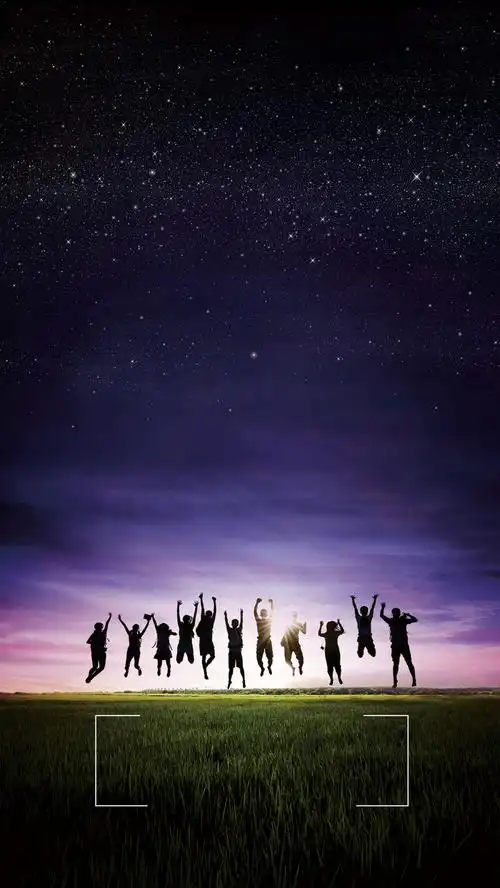 青春毕业天空同学录背景素材