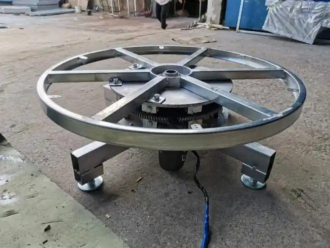 梦动 转盘底座电动展示舞台转盘调速遥控静音产品旋转工业展台落地