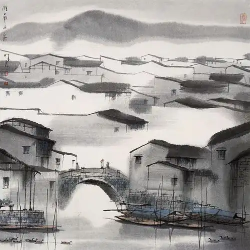 [原创] 诗情画意看交通1名家笔下小桥流水(50p) - 路人@行者 - 路人