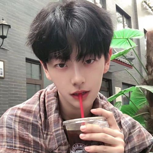 网红男齐刘海韩版日系假毛自然逼真蓬松帅气个性短毛学生少年头套