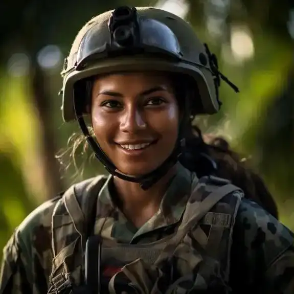 世界各国女特种兵之东帝汶女特种兵#军姿飒爽 #武装突袭 #东 - 抖音