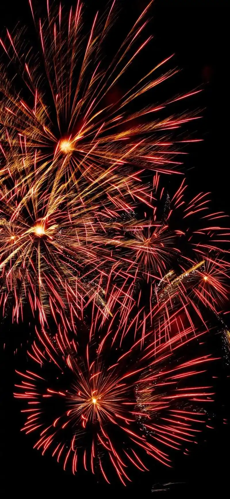 全面屏壁纸高清唯美烟花夜景壁纸精选