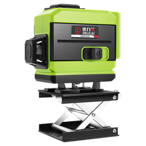 德力莱红外线水平仪12线绿光贴墙贴地砌墙仪蓝光十二线铺砖激光水平仪
