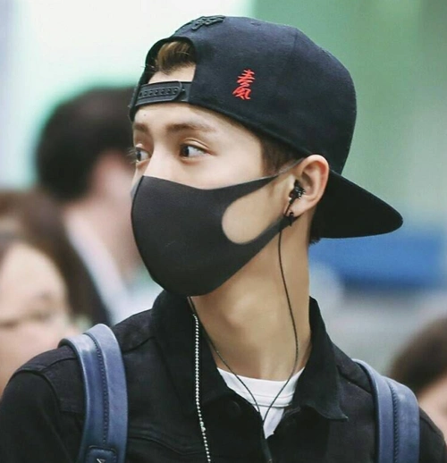 7个戴口罩的鹿晗中混入一个毕雯珺真爱粉也不一定找得出