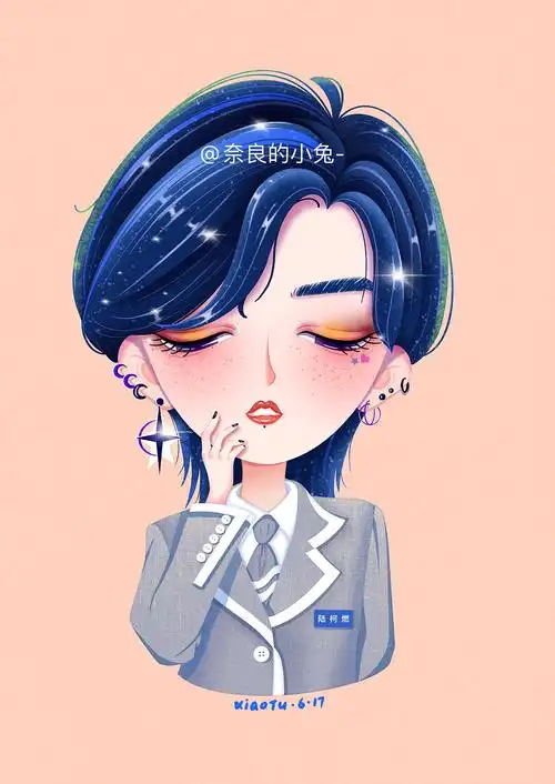 『小兔插画』the9专属萌系头像31图,高能预警